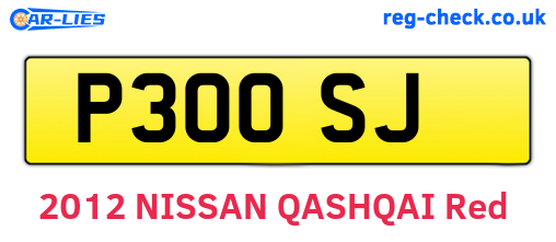 P30OSJ are the vehicle registration plates.