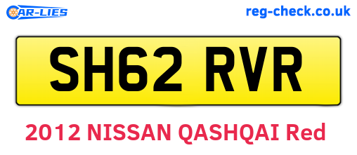 SH62RVR are the vehicle registration plates.
