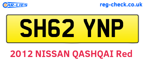 SH62YNP are the vehicle registration plates.