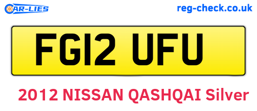 FG12UFU are the vehicle registration plates.
