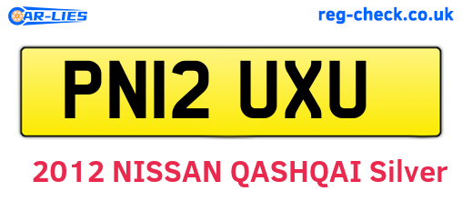 PN12UXU are the vehicle registration plates.