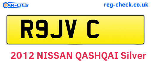 R9JVC are the vehicle registration plates.