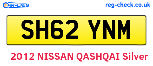 SH62YNM are the vehicle registration plates.