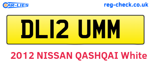 DL12UMM are the vehicle registration plates.