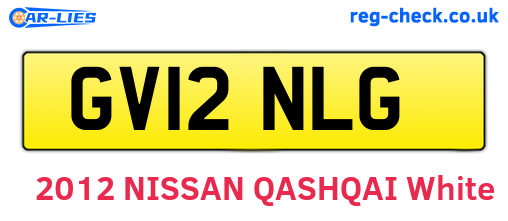 GV12NLG are the vehicle registration plates.