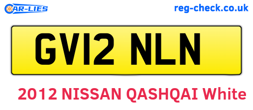GV12NLN are the vehicle registration plates.