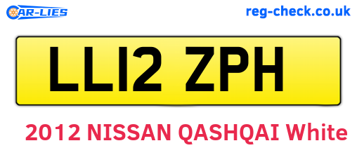 LL12ZPH are the vehicle registration plates.