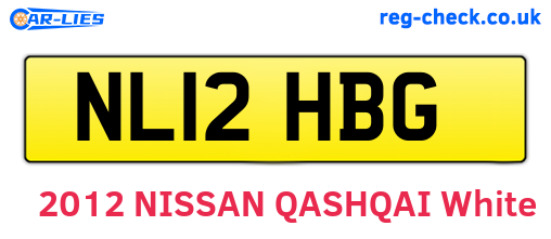 NL12HBG are the vehicle registration plates.