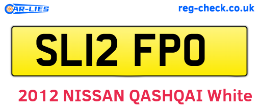 SL12FPO are the vehicle registration plates.
