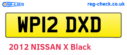 WP12DXD are the vehicle registration plates.