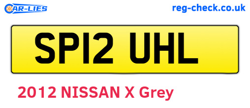 SP12UHL are the vehicle registration plates.
