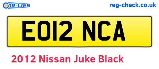 Black 2012 Nissan Juke (EO12NCA)