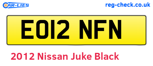 Black 2012 Nissan Juke (EO12NFN)
