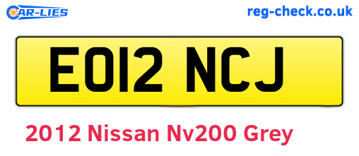 Grey 2012 Nissan Nv200 (EO12NCJ)