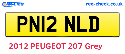 PN12NLD are the vehicle registration plates.
