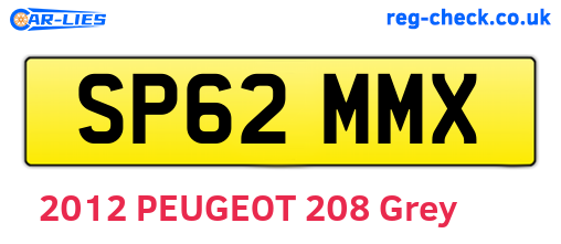 SP62MMX are the vehicle registration plates.