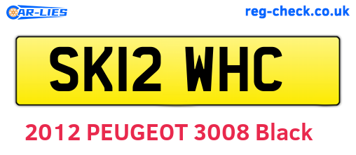 SK12WHC are the vehicle registration plates.