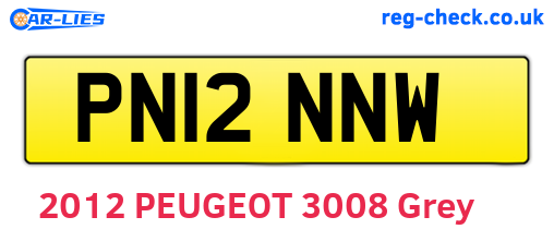 PN12NNW are the vehicle registration plates.