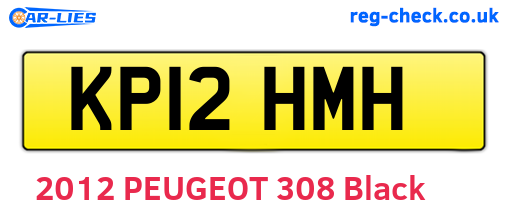 KP12HMH are the vehicle registration plates.