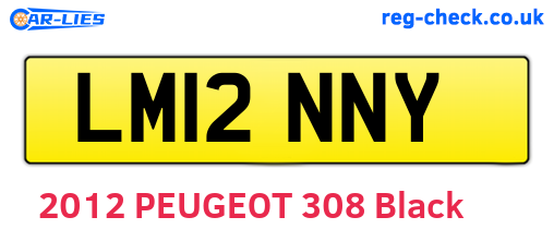 LM12NNY are the vehicle registration plates.