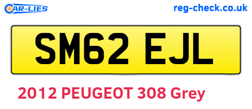 SM62EJL are the vehicle registration plates.