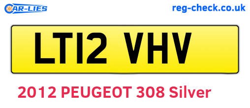 LT12VHV are the vehicle registration plates.