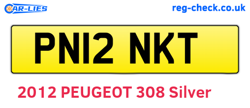 PN12NKT are the vehicle registration plates.