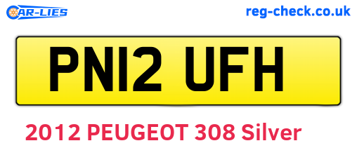 PN12UFH are the vehicle registration plates.