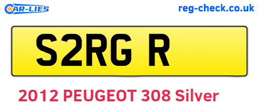 S2RGR are the vehicle registration plates.