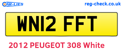 WN12FFT are the vehicle registration plates.
