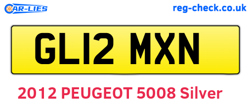 GL12MXN are the vehicle registration plates.