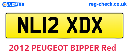 NL12XDX are the vehicle registration plates.