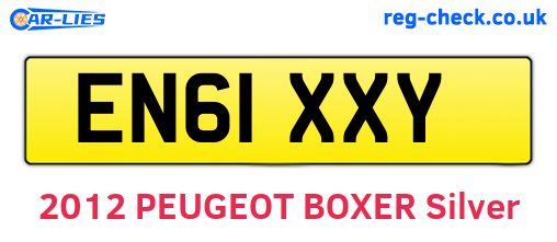 EN61XXY are the vehicle registration plates.
