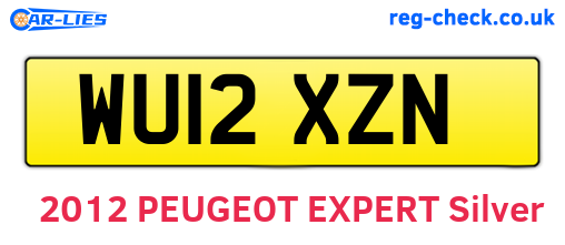 WU12XZN are the vehicle registration plates.
