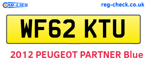 WF62KTU are the vehicle registration plates.