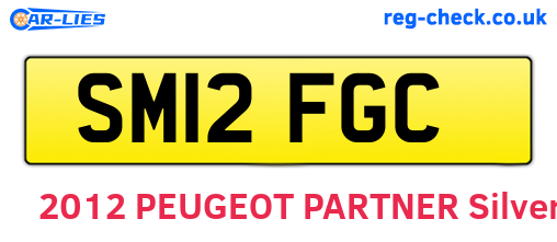 SM12FGC are the vehicle registration plates.