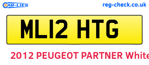ML12HTG are the vehicle registration plates.