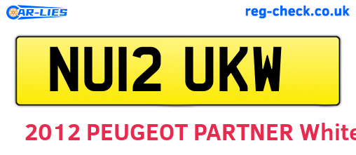 NU12UKW are the vehicle registration plates.