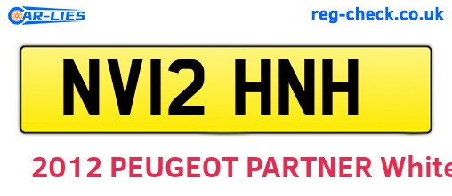 NV12HNH are the vehicle registration plates.