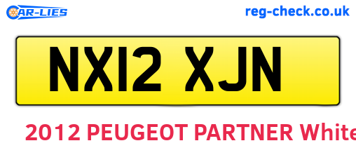 NX12XJN are the vehicle registration plates.