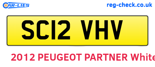 SC12VHV are the vehicle registration plates.