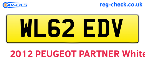 WL62EDV are the vehicle registration plates.