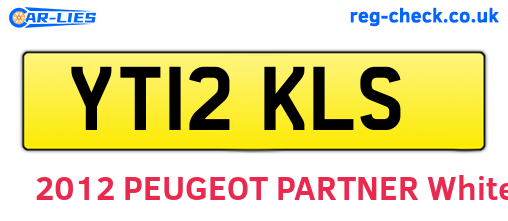YT12KLS are the vehicle registration plates.