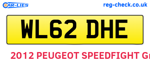 WL62DHE are the vehicle registration plates.