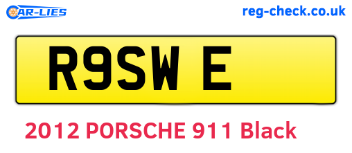 R9SWE are the vehicle registration plates.