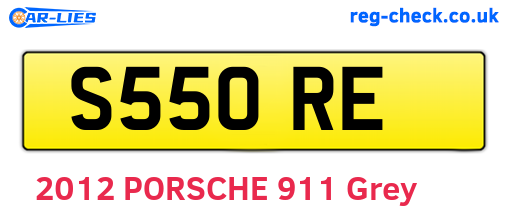 S55ORE are the vehicle registration plates.