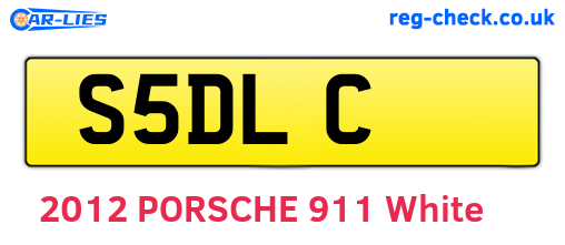 S5DLC are the vehicle registration plates.