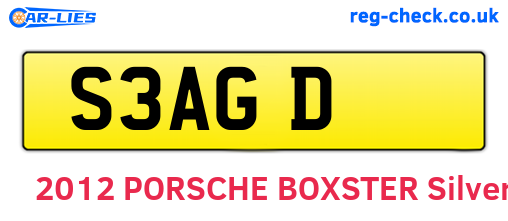 S3AGD are the vehicle registration plates.
