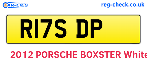 R17SDP are the vehicle registration plates.