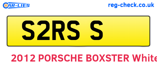 S2RSS are the vehicle registration plates.
